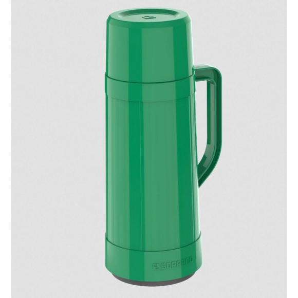 GARRAFA TÉRMICA 1,0L TOPÁZIO VERDE