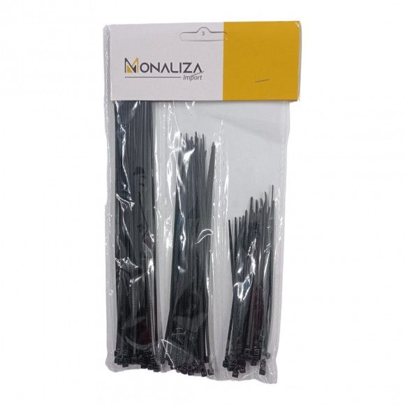 KIT ABRAÇADEIRAS DE NYLON AUTO-TRAVANTE