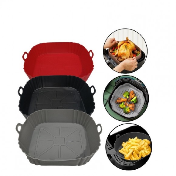 FORMA SILICONE P/AIRFRYER 21CM QUADRADA