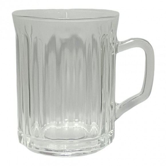 CANECA VIDRO INCOLOR 300ML