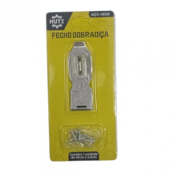 FECHO DOBRADIÇA INOX 10CM