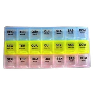 PORTA COMPRIMIDO 3 PERÍODOS