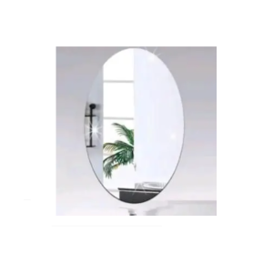 ESPELHO ADESIVO OVAL (20X30)CM PLAST P/PAREDE