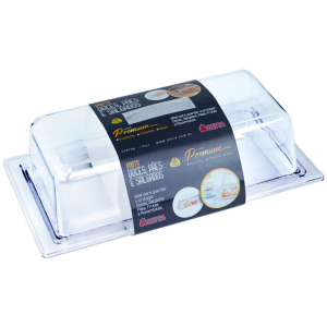 PORTA DOCE/PÃO/SALGADO ACRÍLICO (22,5 x 9,5)CM