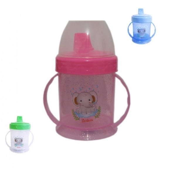 COPO KIDS 02 ALÇAS C/TPA 220ML