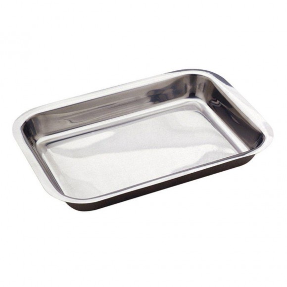 ASSADEIRA INOX RETANG (31X21X4)CM