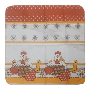 PANO TOALHA MESA CENTO  (65 X 65)CM