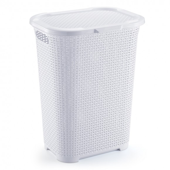 CESTO RATTAN 30L - BRANCO