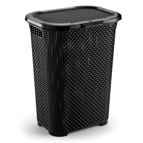 CESTO RATTAN 30L - PRETO