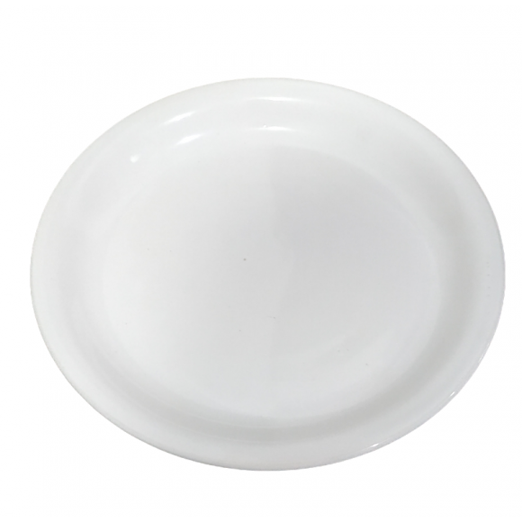 PRATO CERAMICA BRANCO RASO  25CM