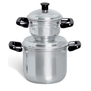 MINI CUSCUZEIRO ALUMÍNIO 1,5L