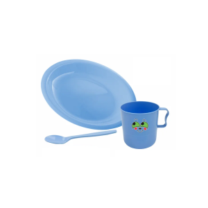 KIT PAPINHA INFANTIL 03PC - AZUL