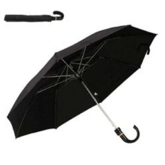 GUARDA CHUVA 8V-90CM PRETO AUTOM CB/BENG