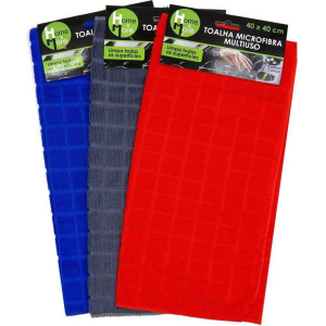 PANO/TOALHA MICROFIBRA MULTIUSO COLOR 40X40CM