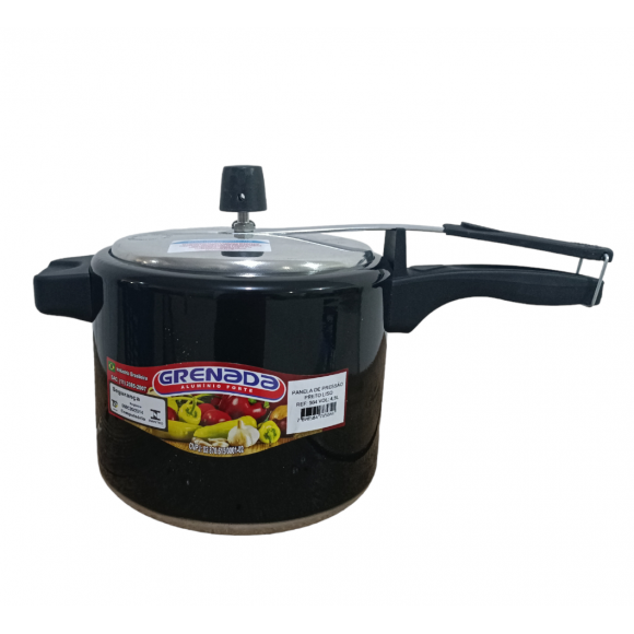 PANELA PRESSAO 4,5L - PRETO LISO