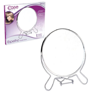 ESPELHO PEDESTAL OVAL DUPLA FACE 12x17CM