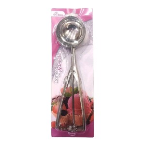 COLHER DE SORVETE INOX COM DESBOLEADOR (23 X5,5)CM