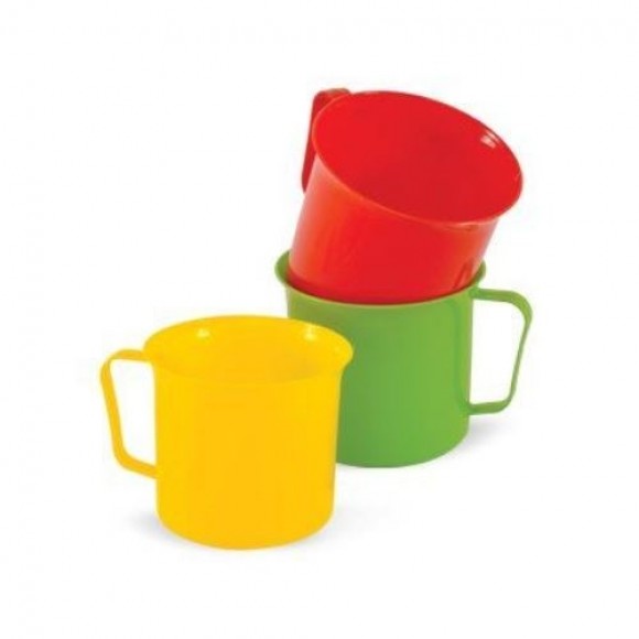 CANECA PLÁSTICA 270ML C/ 3 PEÇAS